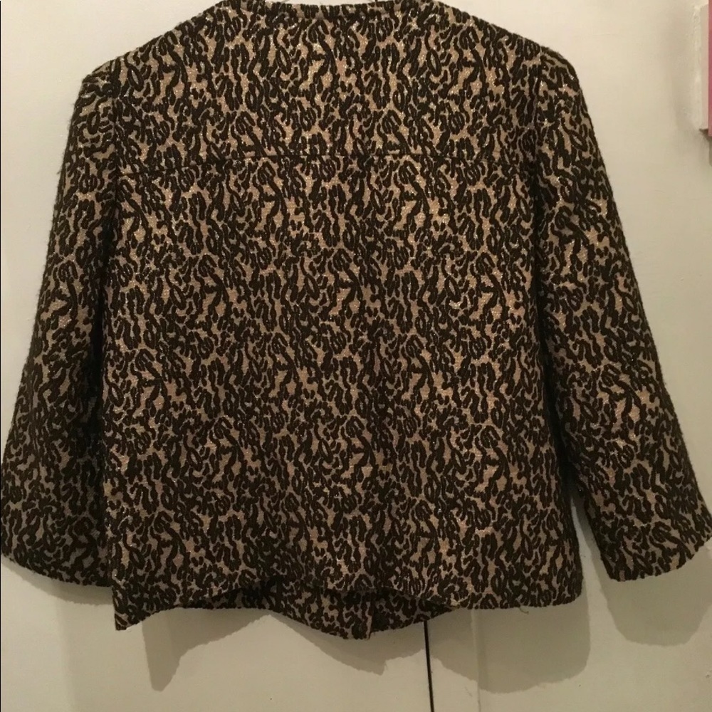 Valentino Brown/ glitter blouse top - Picture 3 of 8